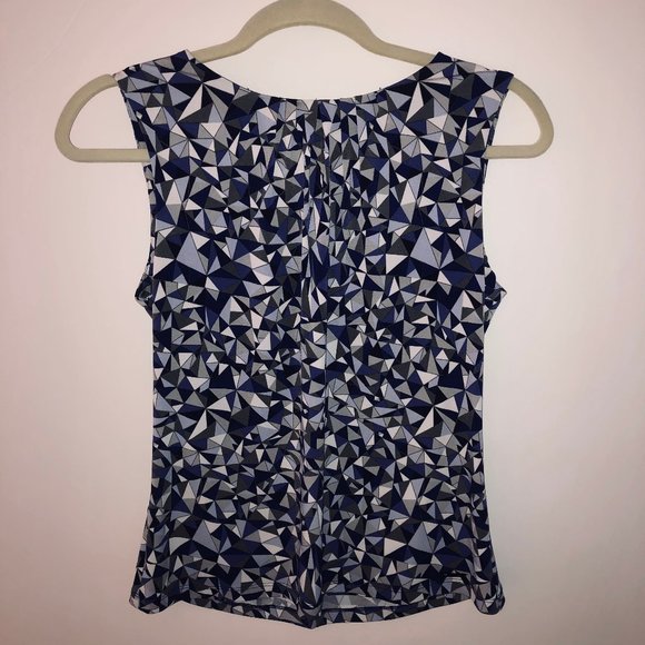 Calvin Klein Multi Color Sleeveless Top Petite S New - Picture 4 of 11